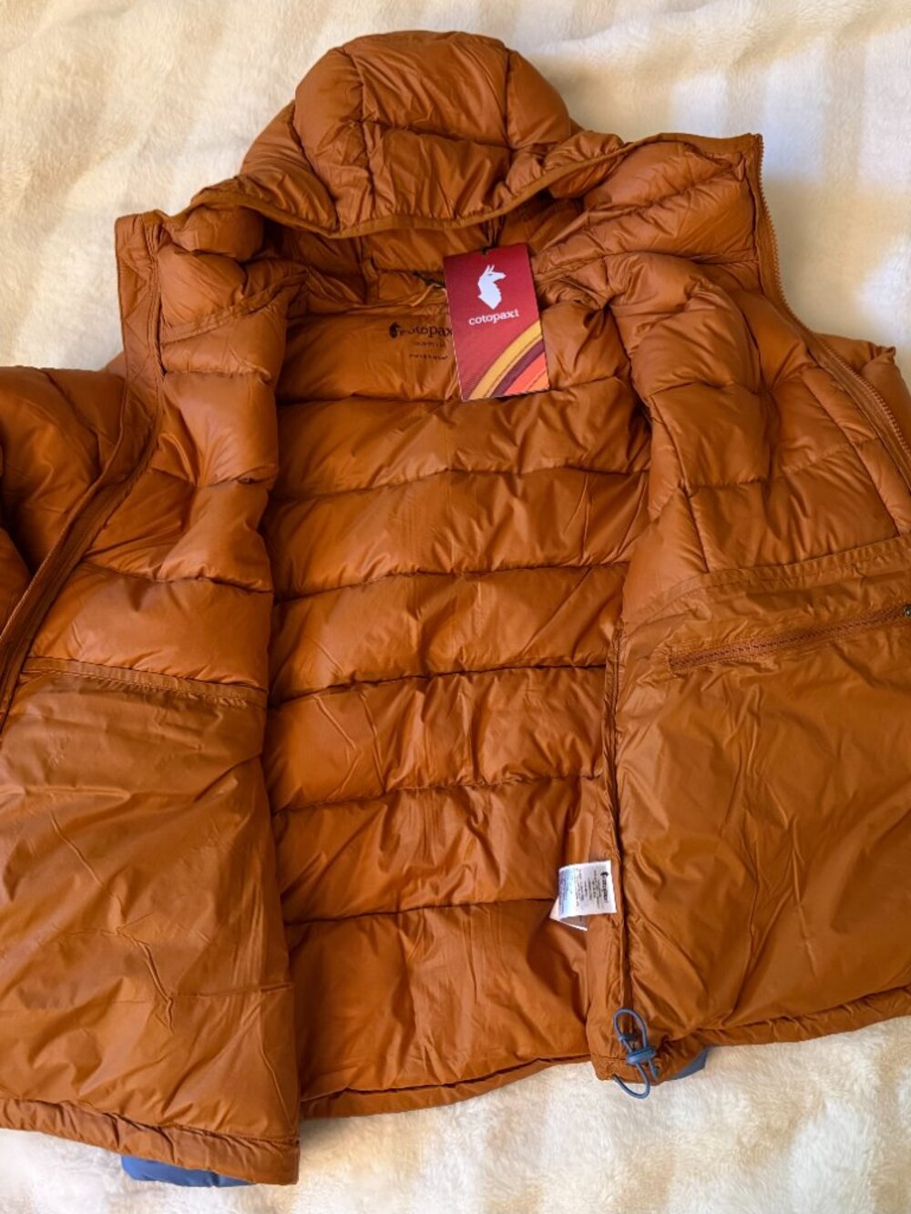 Cotopaxi Fuego Max Down Jacket Sienna/Fjord Women's Medium New With Tags - Picture 4 of 7